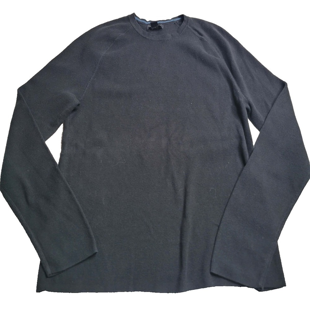 Banana Republic Men's‎ Black Sweater 100% Cotton Small Preppy